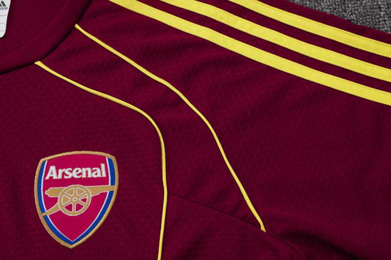 D25107# 2526 Arsenal Dark Red Retro Edition Short Sleeve Suit S-2XL — foto 3