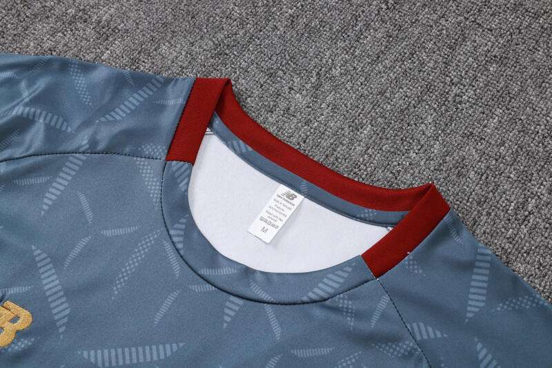 D25118# 2526 Sao Paulo Gray Inkjet Short Sleeve Suit S-2XL — foto 4