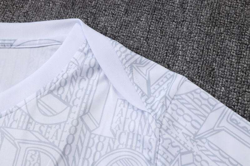 D25120# 2526 Chelsea White Inkjet Short Sleeve Suit S-2XL — foto 3