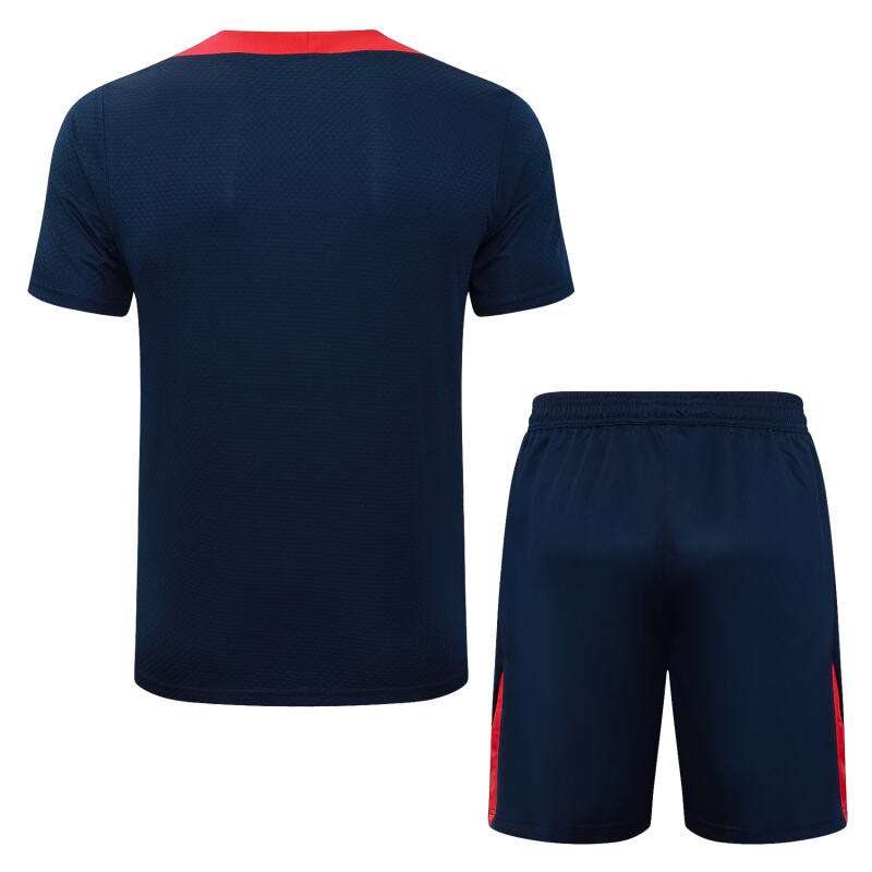 D25127# 2526 Paris Dark Blue Short Sleeve Suit S-2X — foto 2