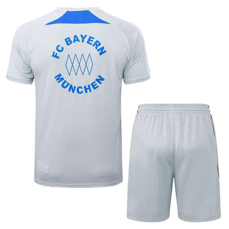D25128# 2526 Bayern Grey Retro Short Sleeve Suit S-2XL — foto 2