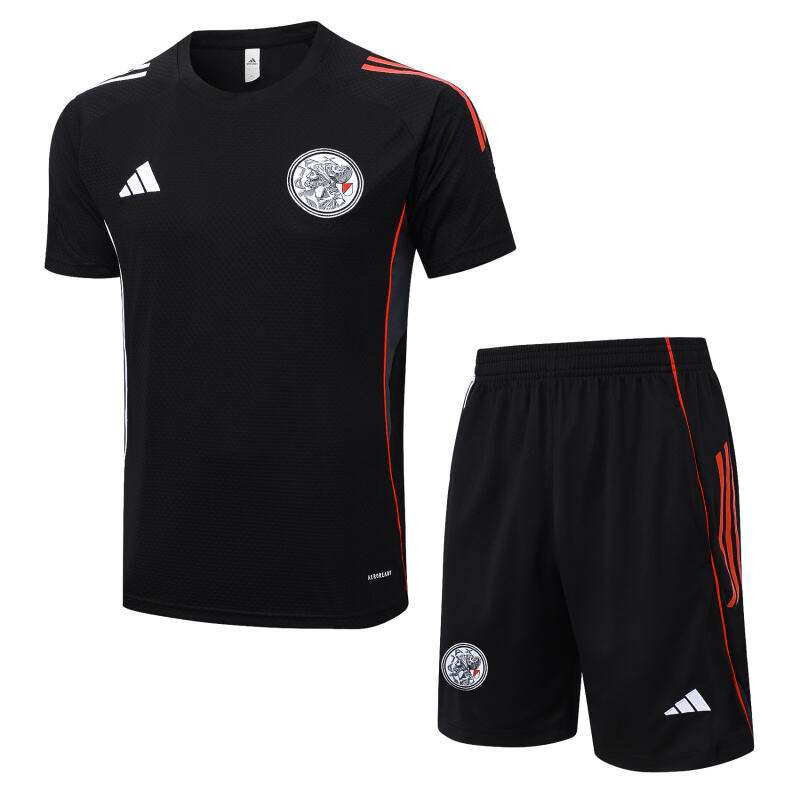 D25149# 2526 Ajax black short-sleeved suit S-2XL — foto 1