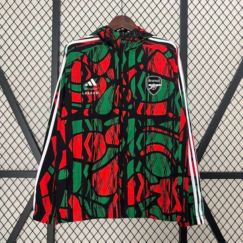 2425 Arsenal pad printed single-sided hooded windbreaker S-2XL — foto 1