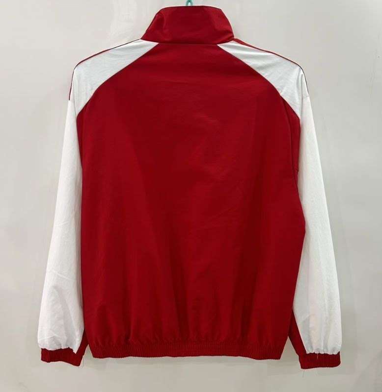 2526 Arsenal Red Single-Sided Embroidered Windbreaker S-2XL — foto 3