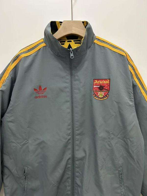 Arsenal Gold Gray Double-Sided Silicone Windbreaker S-2XL — foto 4