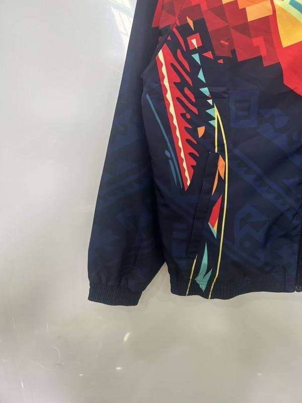 2526 American double-sided embroidered windbreaker S-2XL — foto 3