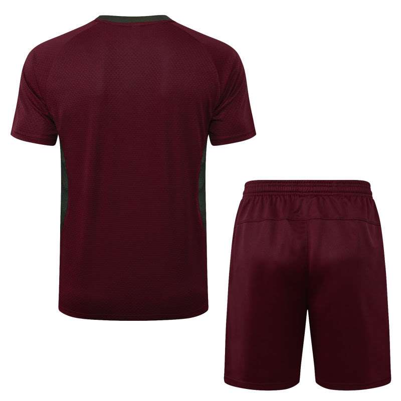 D25179# 2526 Fluminense Red Short Sleeve Suit S-2XL — foto 2