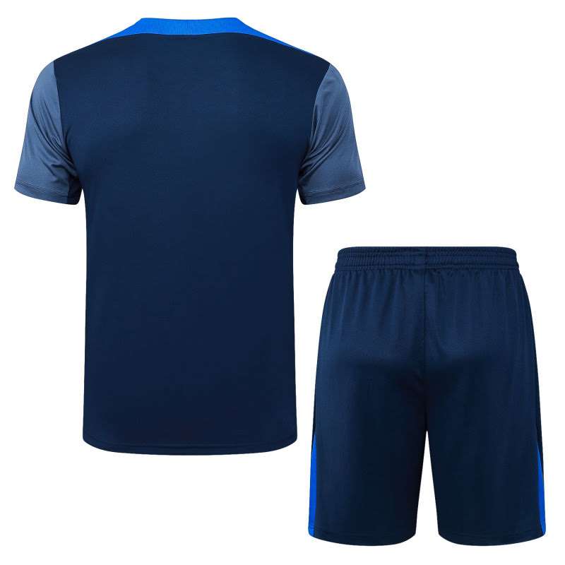 D25175# 2526 Paris Royal Blue Short Sleeve Suit S-2XL — foto 2