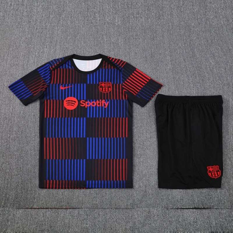 2526 Barcelona Red and Blue Short Sleeve Suit S-2XL — foto 3