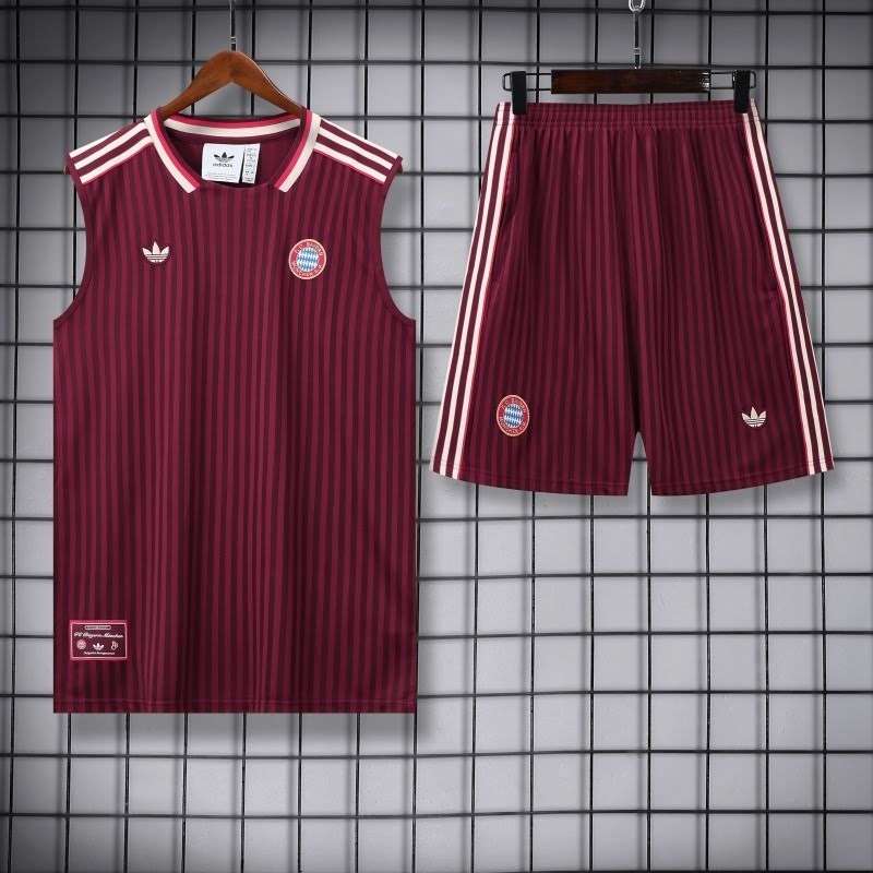 2526 Bayern red vest suit S-2XL — foto 3