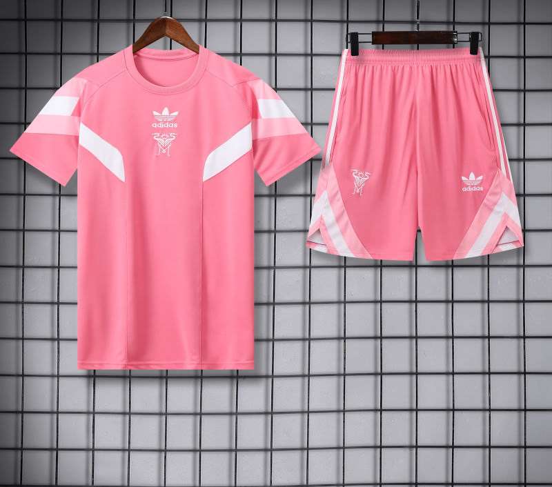 2526 Miami Pink Short Sleeve Suit S-2XL — foto 3