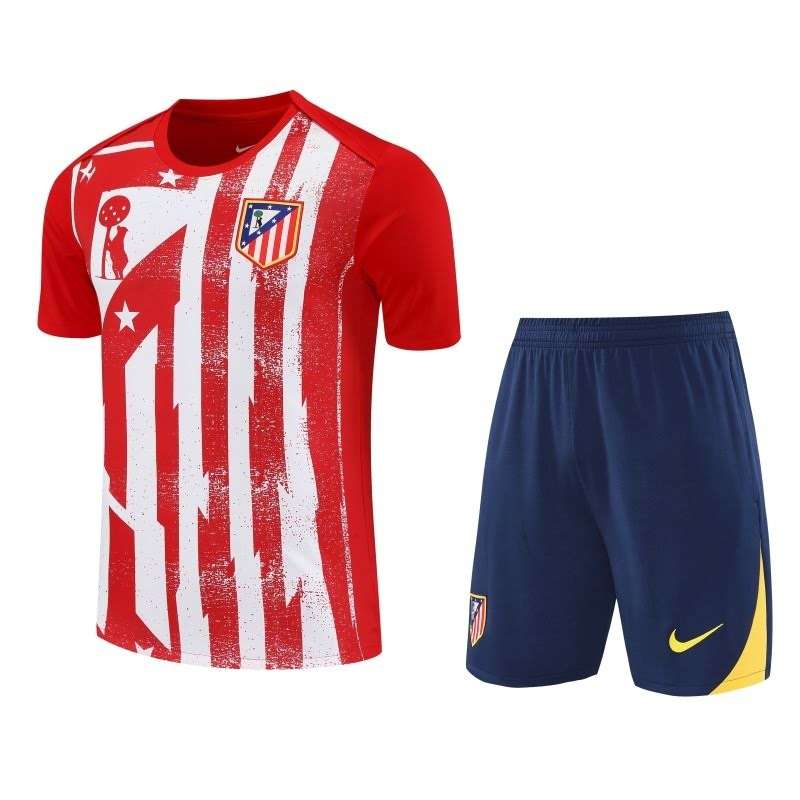2526 Atletico Madrid Red Inkjet Short Sleeve Suit S-2XL — foto 1