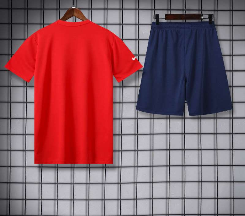 2526 Atletico Madrid Red Inkjet Short Sleeve Suit S-2XL — foto 3