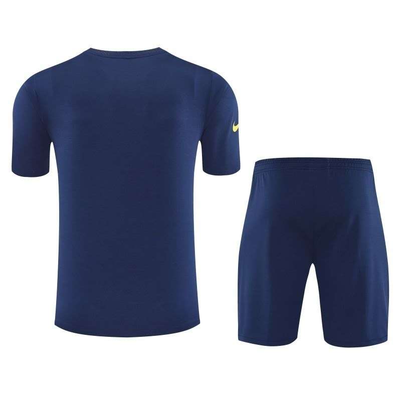 2526 Atletico Madrid Dark Blue Inkjet Short Sleeve Suit S-2XL — foto 2