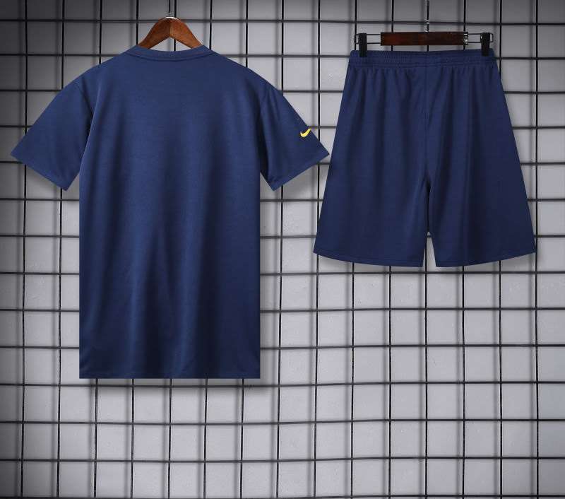 2526 Atletico Madrid Dark Blue Inkjet Short Sleeve Suit S-2XL — foto 3