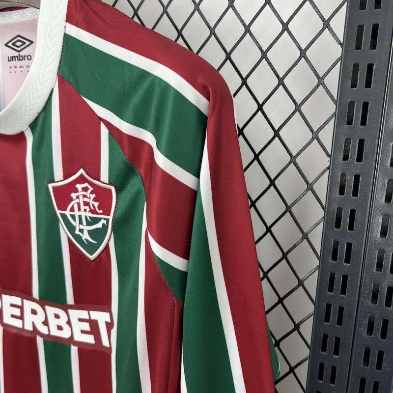 25/26 Fluminense home long sleeves S-4XL — foto 4
