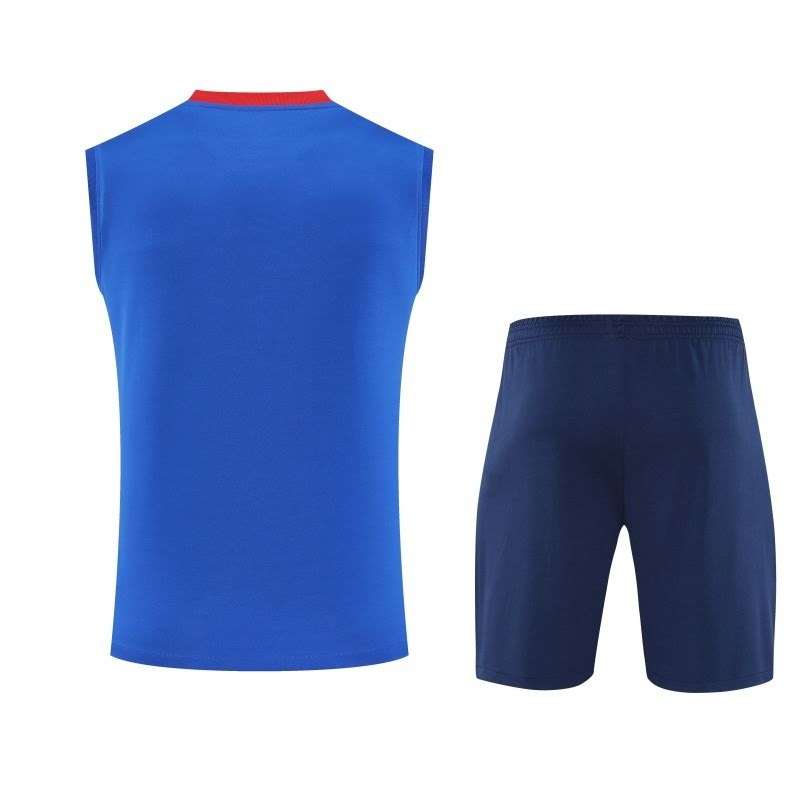 2526 Paris Red Blue Vest Suit S-2XL — foto 2