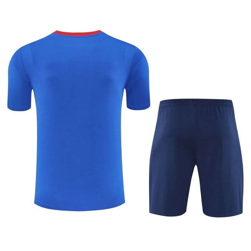 2526 Paris Red and Blue Short Sleeve Suit S-2XL — foto 2