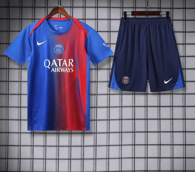 2526 Paris Red and Blue Short Sleeve Suit S-2XL — foto 3