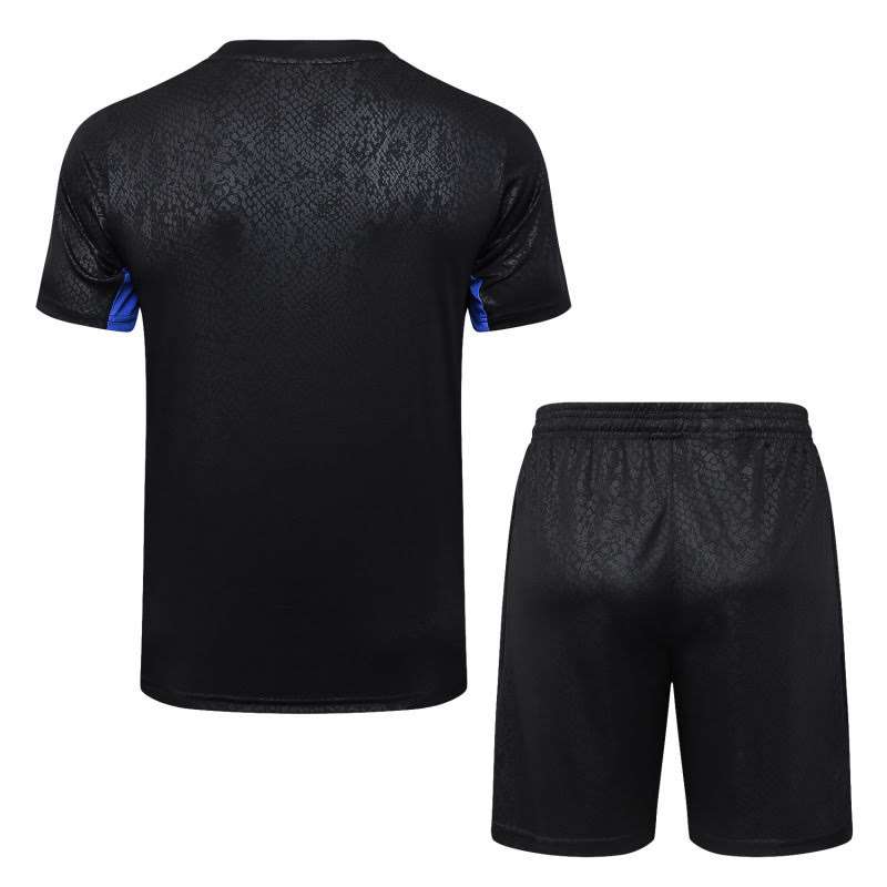 D25191# 2526 Barcelona black short-sleeved suit S-2XL — foto 2
