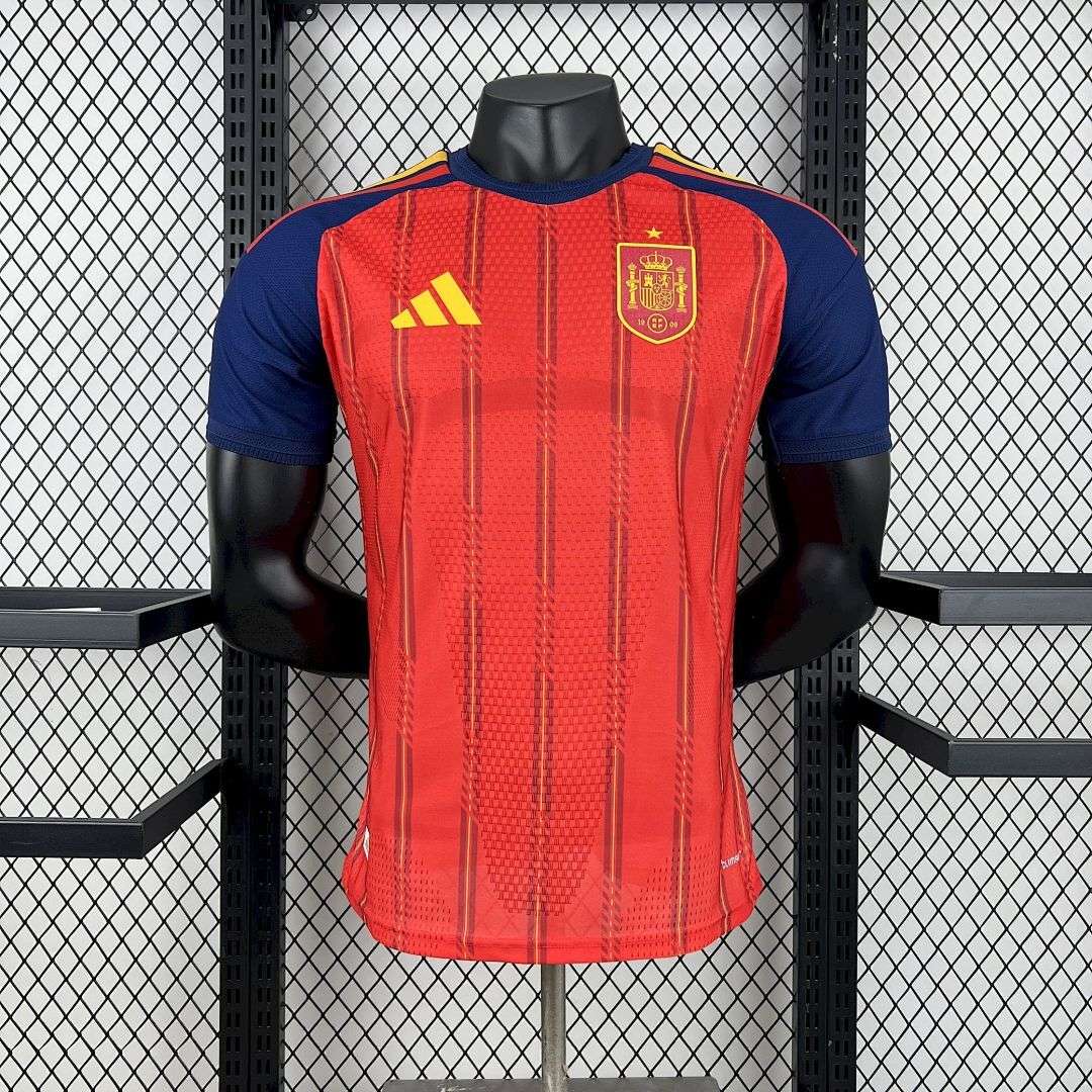 2627 Spain Home Jersey Player Version S-4XL — foto 1