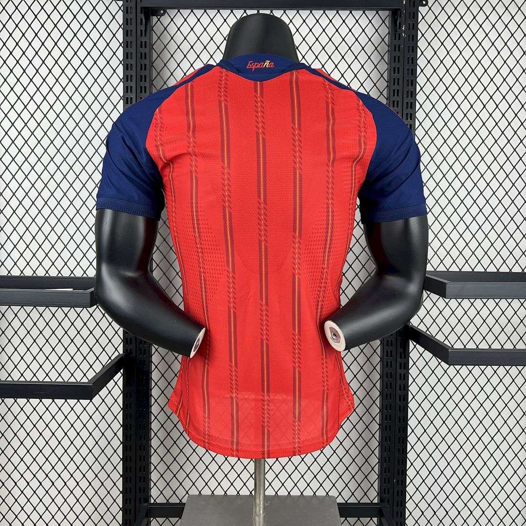 2627 Spain Home Jersey Player Version S-4XL — foto 2