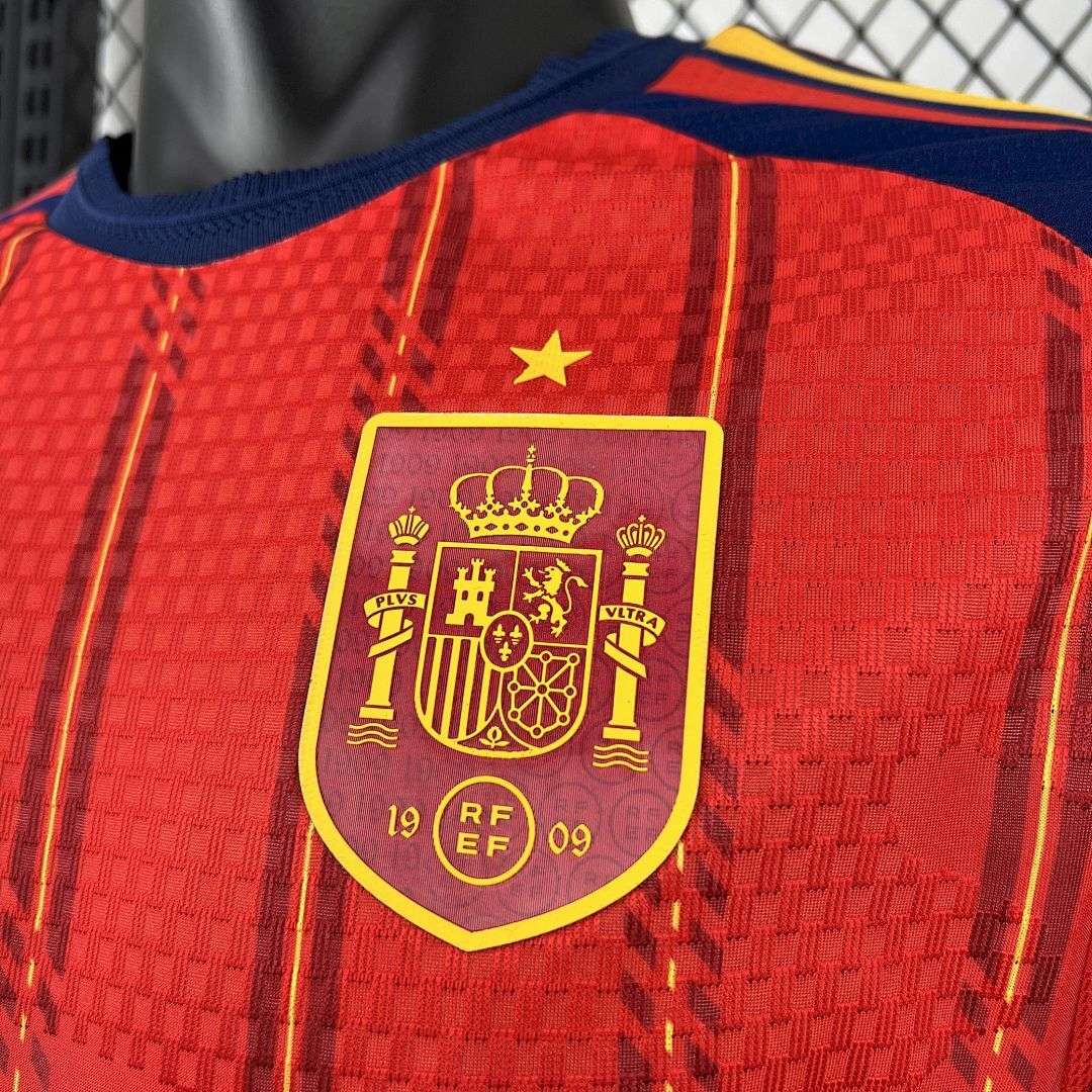 2627 Spain Home Jersey Player Version S-4XL — foto 4