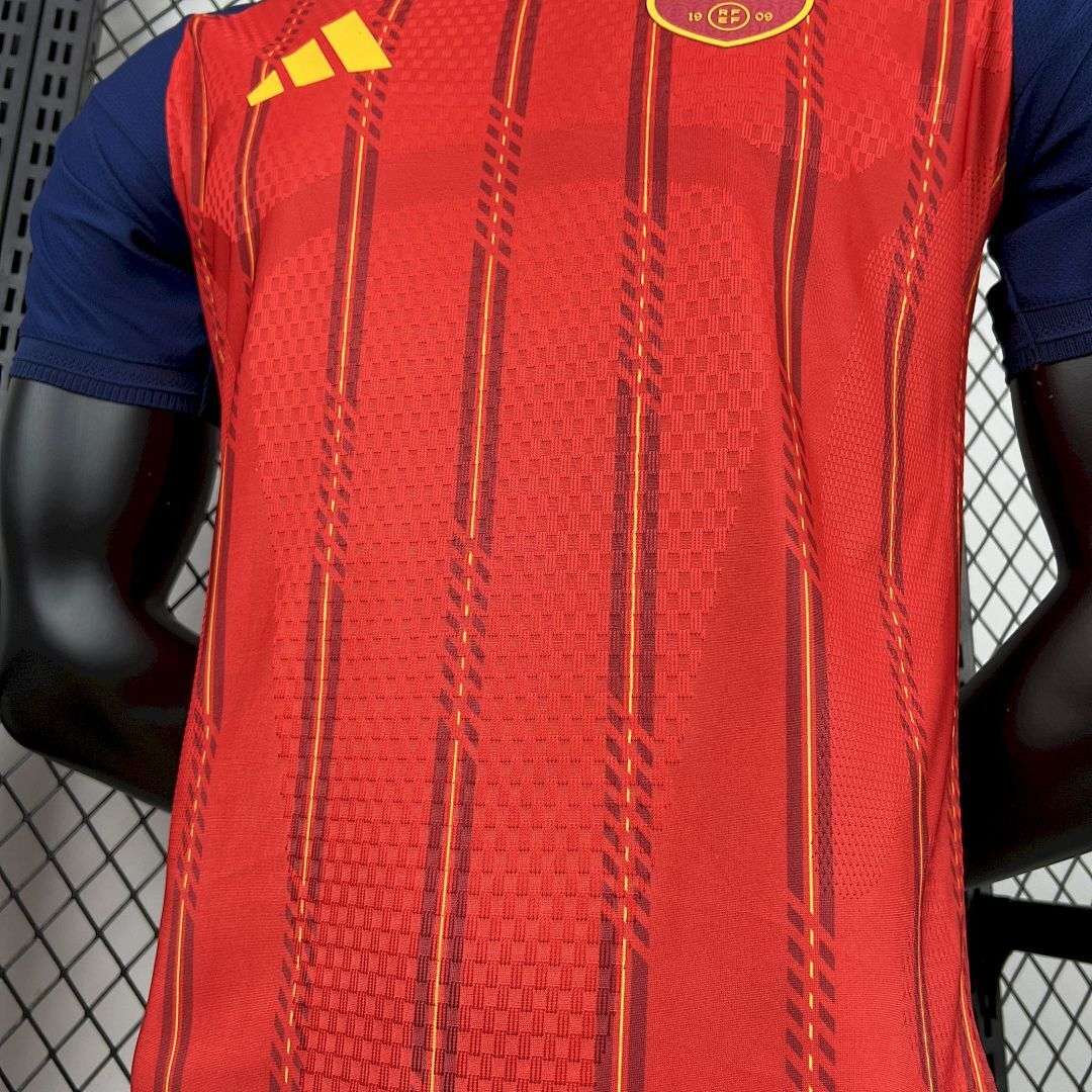 2627 Spain Home Jersey Player Version S-4XL — foto 5