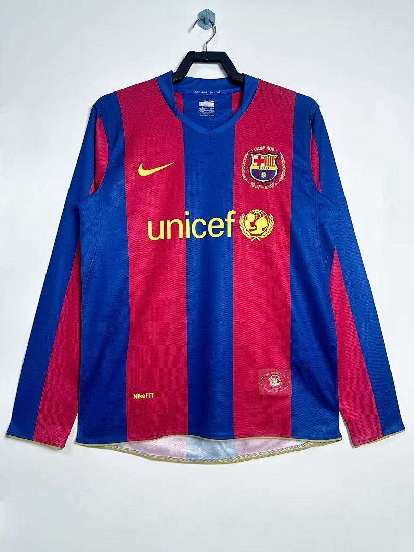 2007-08 Barcelona Home Long Sleeve (EBAE) — foto 1