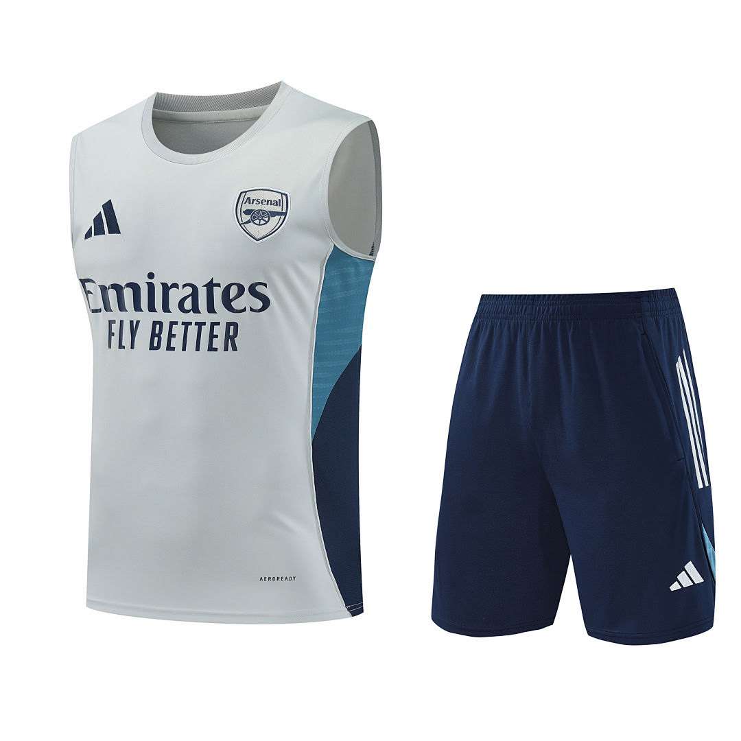 D25192#2526 Arsenal Light Gray Vest Suit S-2XL — foto 1