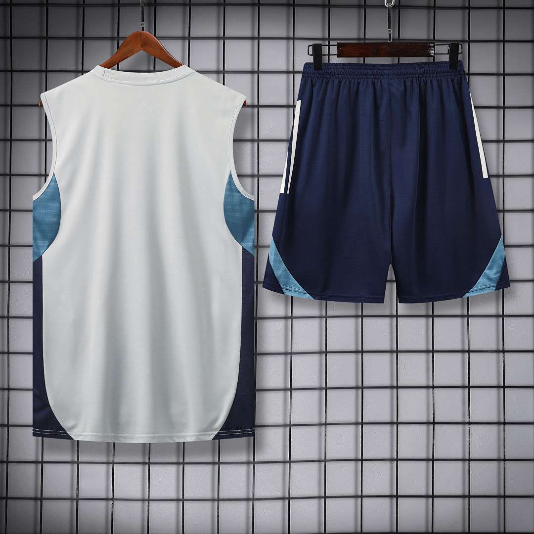 D25192#2526 Arsenal Light Gray Vest Suit S-2XL — foto 4