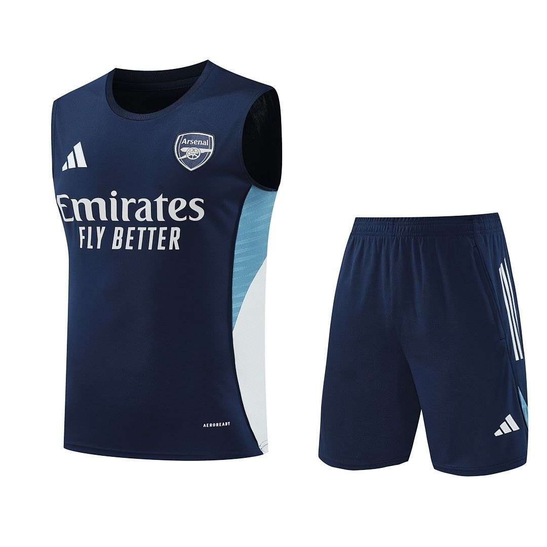 D25208#2526 Arsenal Royal Blue Vest Suit S-2XL — foto 1