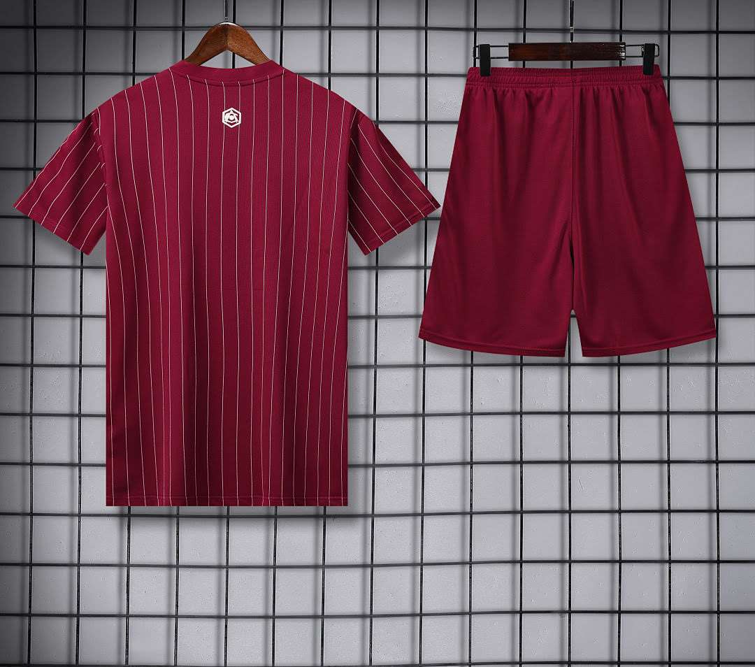 2526 Arsenal Dark Red Short-Sleeve Suit S-2XL — foto 4