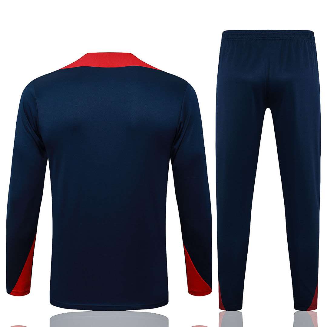 B2546# 2526 PSG Royal Blue Half-Zip Set S-2XL — foto 2