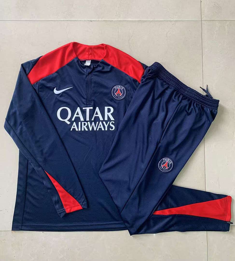 B2546# 2526 PSG Royal Blue Half-Zip Set S-2XL — foto 3