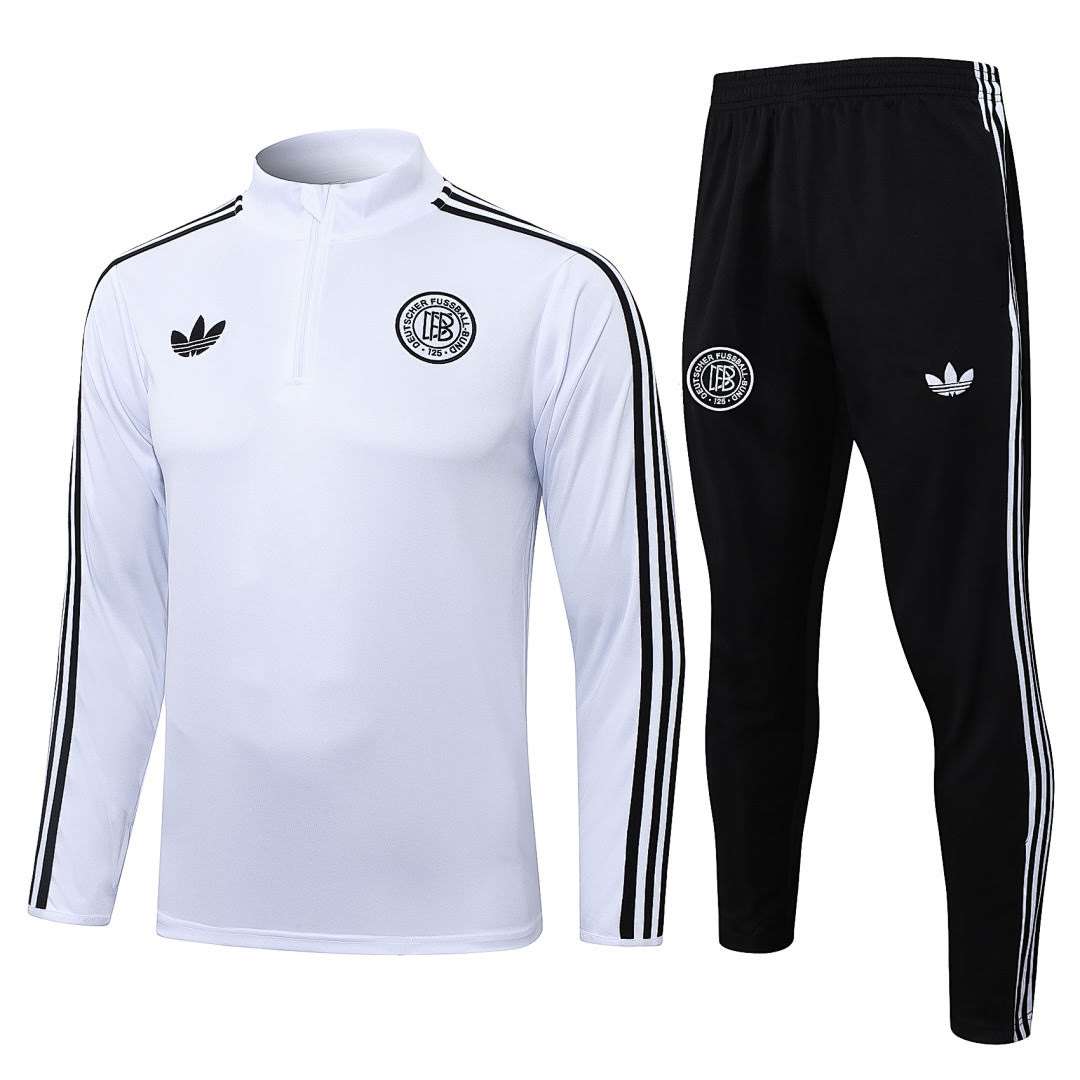 B2560# 2526 German White 125th Anniversary Half-Zip Set S-2XL — foto 1