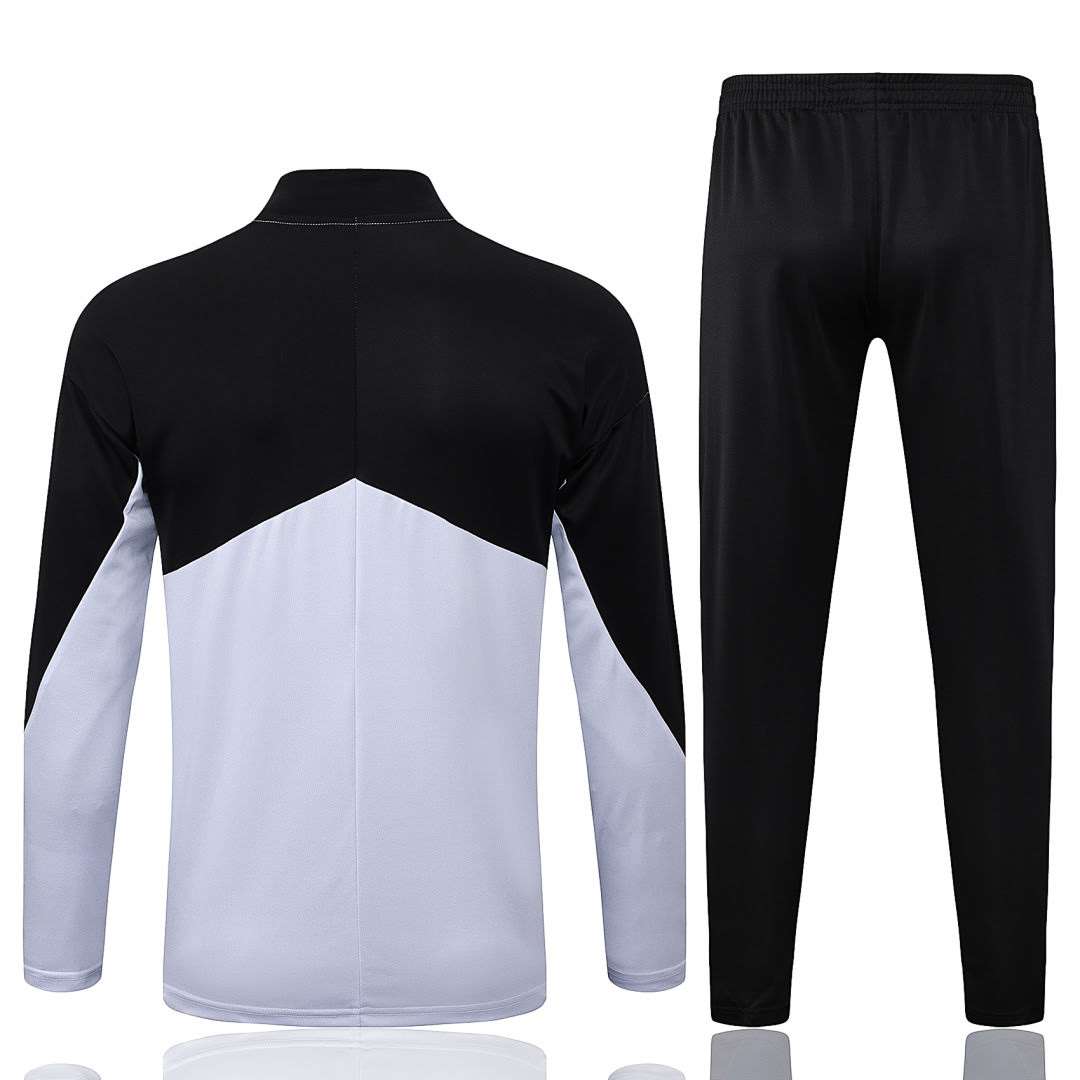 B2567# 2526 Corinthians White Half-Zip Suit S-2XL — foto 2