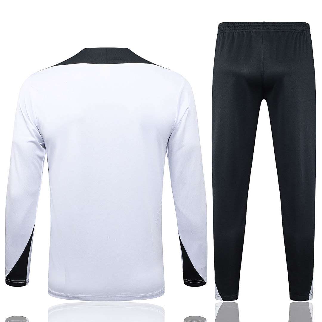 B2576# 2526 Chelsea White Half-Zip Suit S-2XL — foto 2