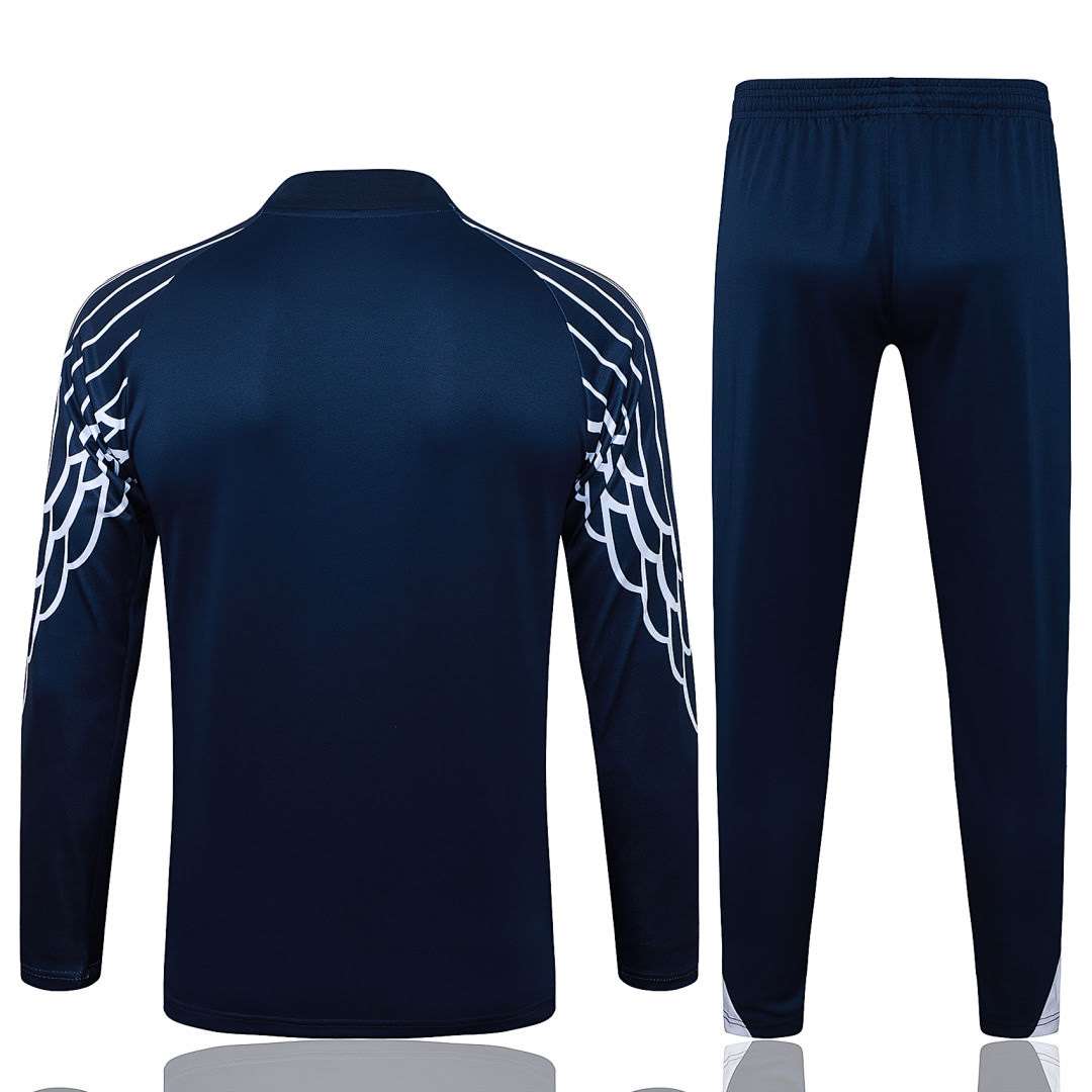 B2591# 2526 Jordan PSG Dark Blue Half-Zip Suit S-2XL — foto 2