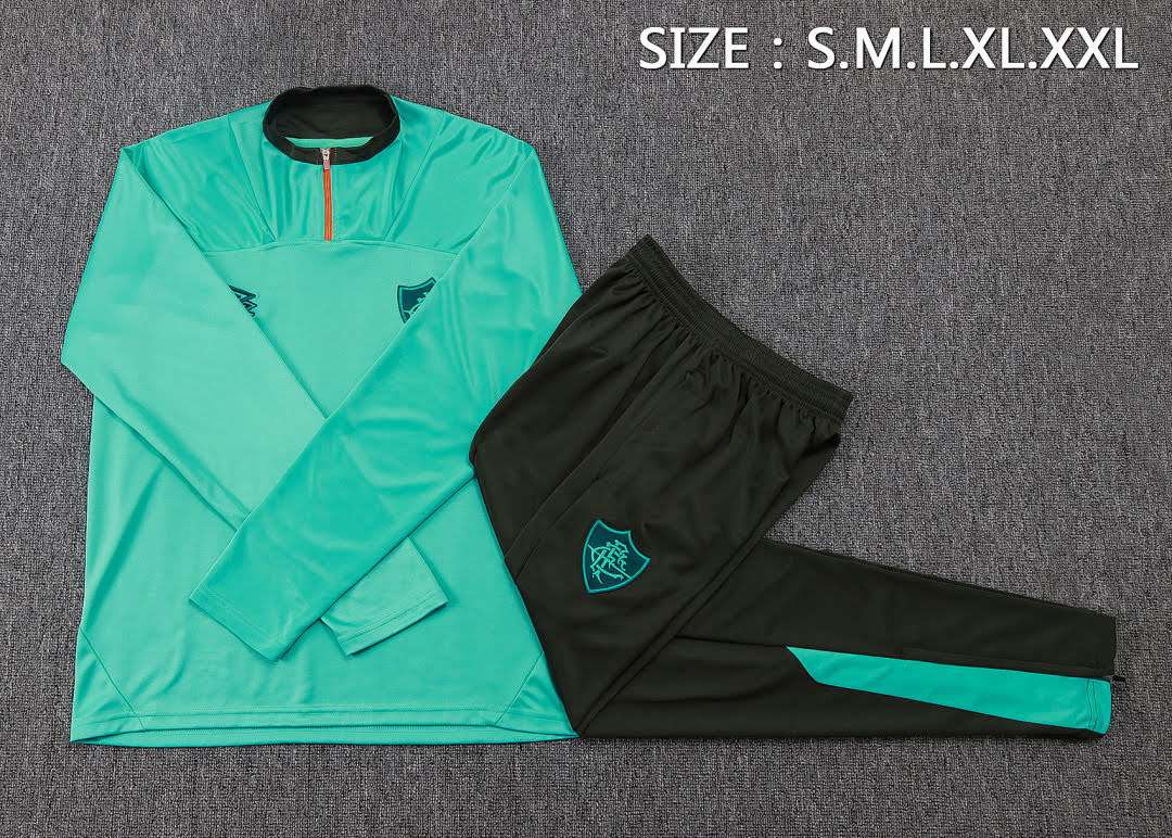 B2594# 2526 Florminense Dark Green Half-Zip Set S-2XL — foto 3