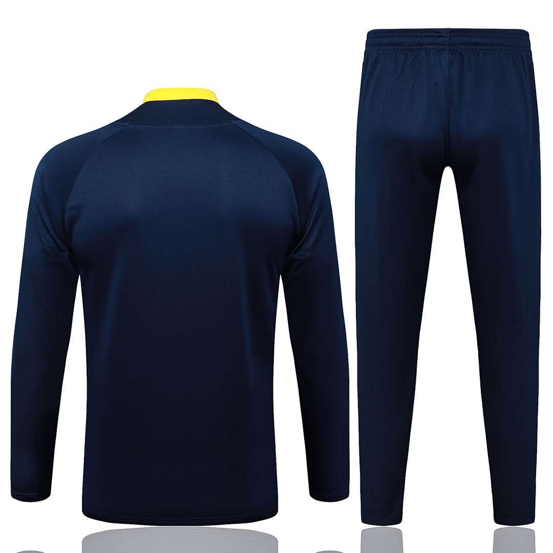 B25101# 2526 Santos Dark Blue Half-Zip Suit S-2XL — foto 2