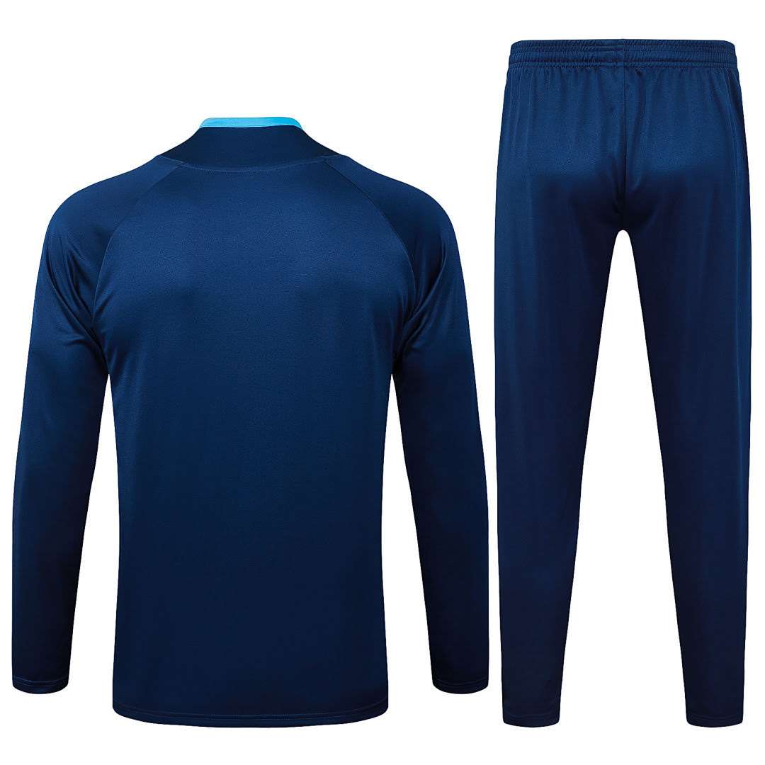 B25107# 2526 Gremio Light Blue Half-Zip Suit S-2XL — foto 2