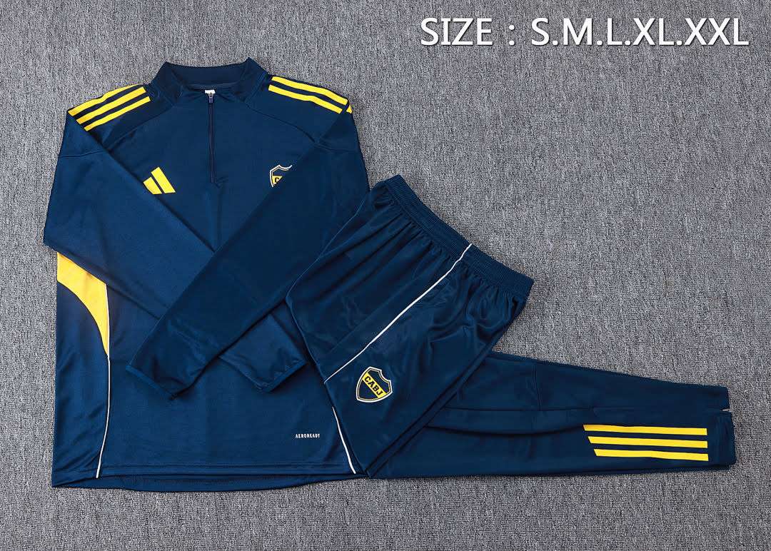 B25108# 2526 Boca Dark Blue Half-Zip Suit S-2XL — foto 3