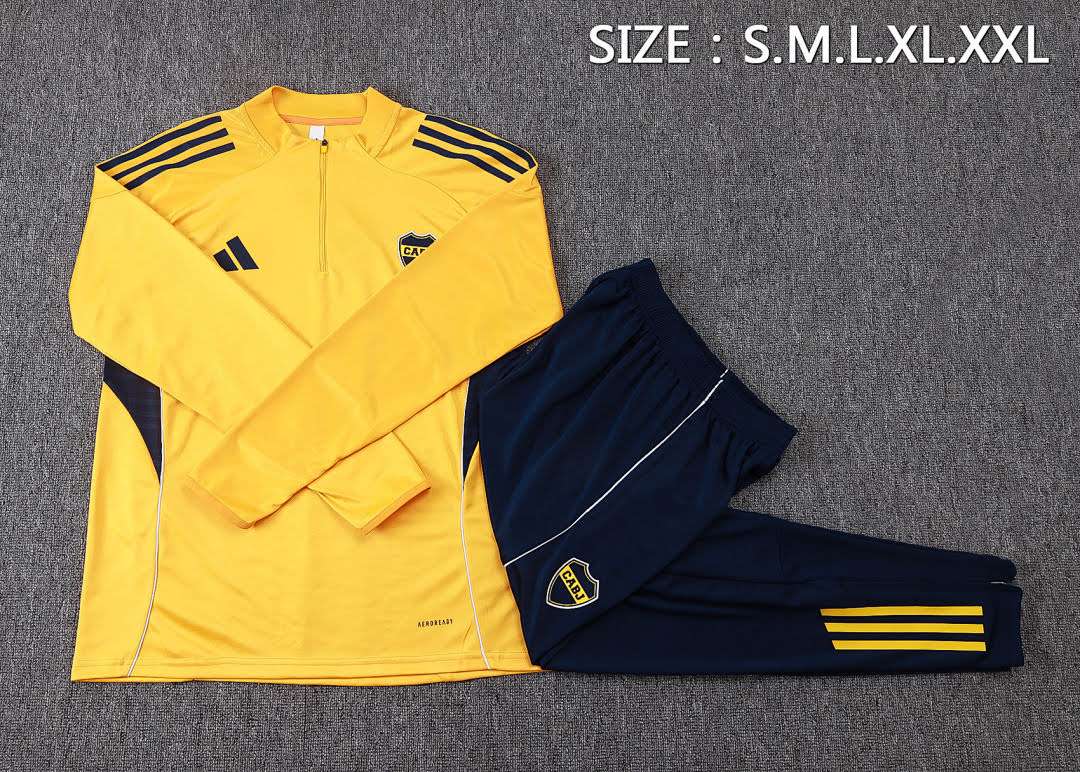 B25109# 2526 Boca Yellow Half-Zip Set S-2XL — foto 3