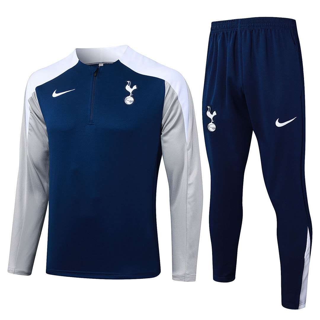 B25111# 2526 Tottenham Hotspur Royal Blue Half-Zip Suit S-2XL — foto 1