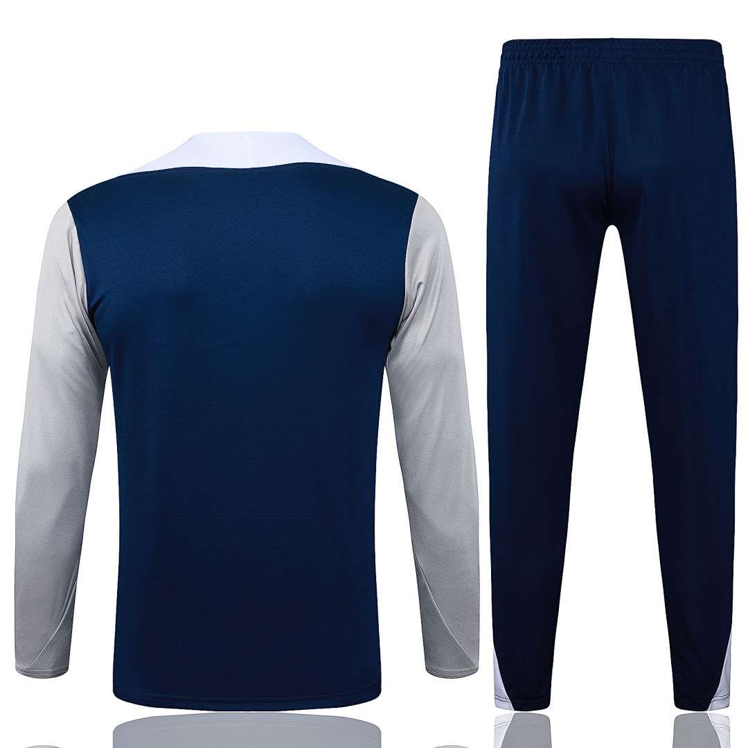 B25111# 2526 Tottenham Hotspur Royal Blue Half-Zip Suit S-2XL — foto 2