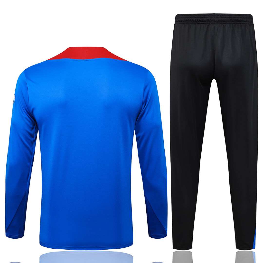 B25118# 2526 Barcelona Red and Blue Inkjet Half-Zip Set S-2XL — foto 2