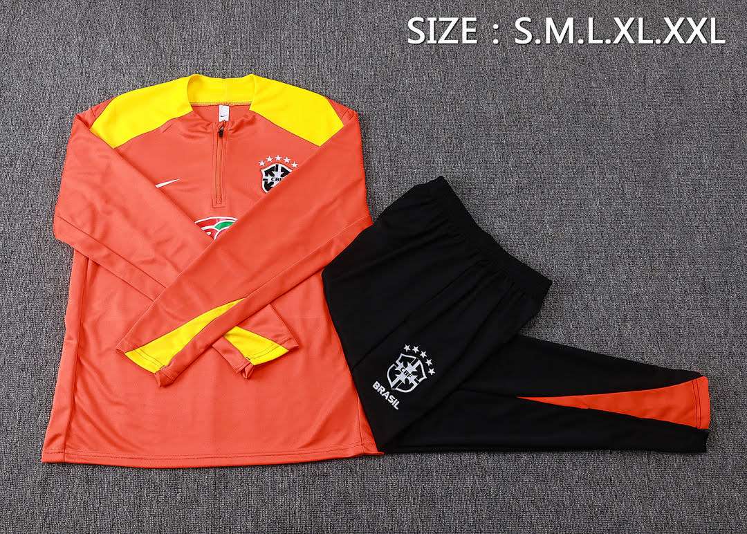 B25119# 2526 Brazilian Orange Half-Zip Set S-2XL — foto 3