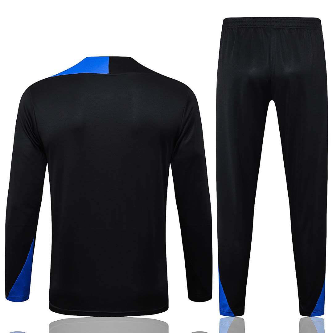 B25122# 2526 PSG Black Half-Zip Suit S-2XL — foto 2