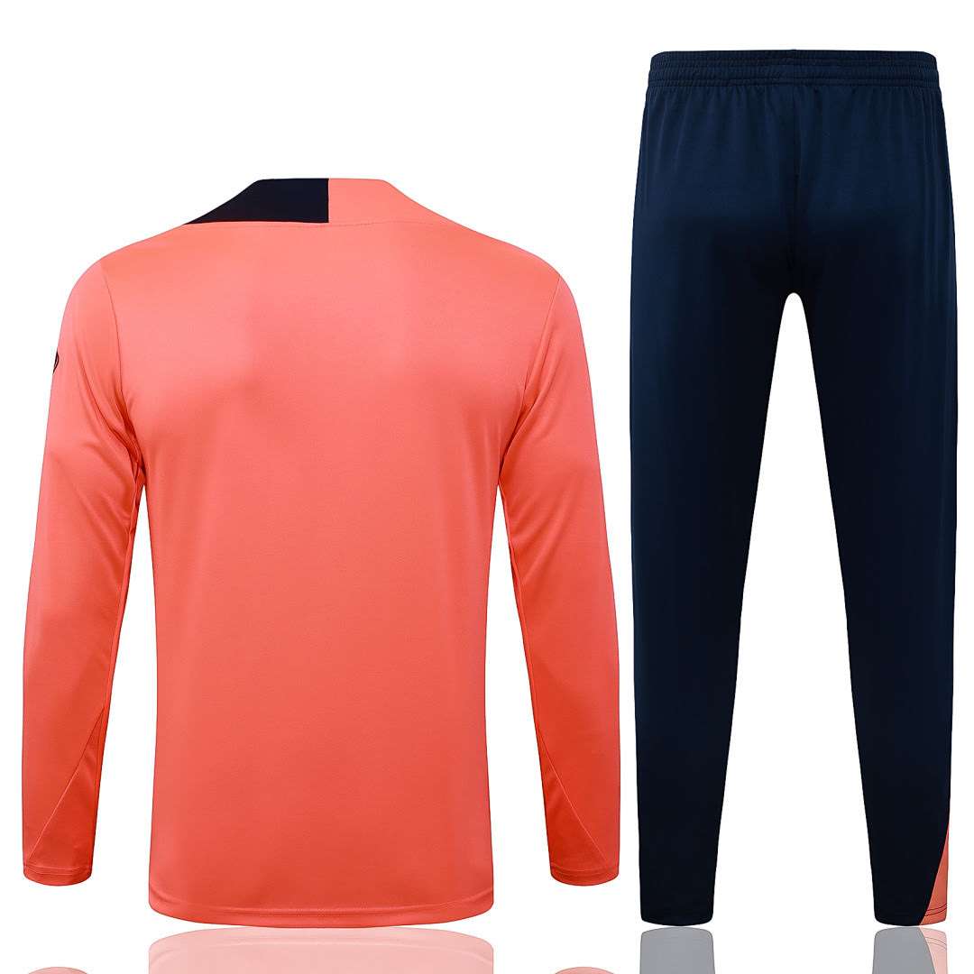 B25136# 2526 Barcelona Orange Half-Zip Set S-2XL — foto 2